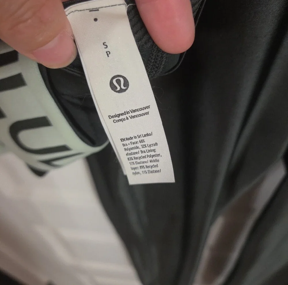 lululemon athletica Leggings and Sports Bra with Sage Logo Waistband